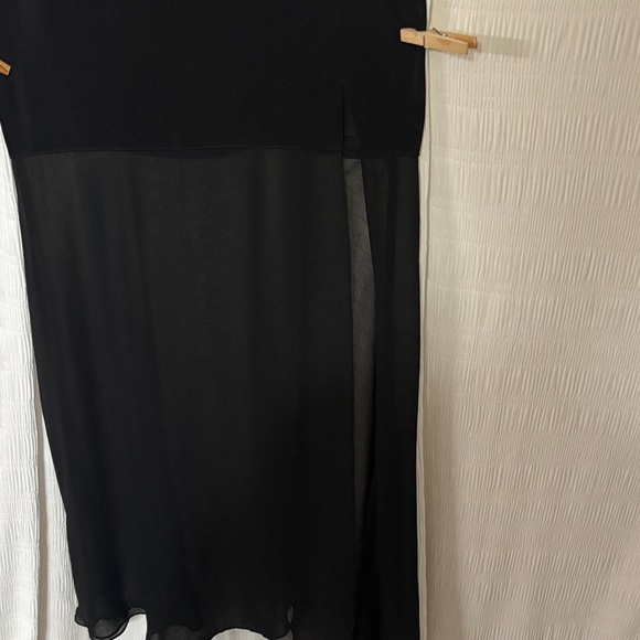 Express Black Maxi Dress with Gold Detail - Picture 4 of 15